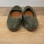 Lucky Brand  Emmie Green Leather Faux Snake Skin Embossed Ballet Flats Photo 8