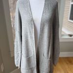 Wild Fable  Light Gray Oversized Balloon Sleeve Cardigan Sweater Size Large Photo 9