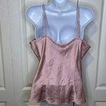Separates By New York City Design Silk Camisole with Lace Trim Pink Size Large Photo 3