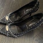 Fendi  Zucca Heels FF Logo Slip On Pointed Toe Stilettos Pumps Women's 36.5 Photo 2