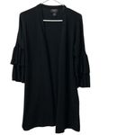 Chelsea28  Gray Crop Open Front Wool Blend Jacket (Size Large) Photo 1