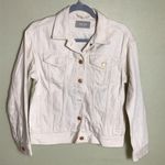 Everlane Jean Jacket Women Sz Small , Off White Jean jacket , Denim Jacket EUC Photo 4