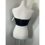 BY. DYLN NWOT Black Strapless Cooper Sleeveless Crop Tube Top Size Medium Photo 5
