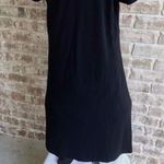 Casual Corner Black Dress Short Sleeves Retro EUC Size L Photo 1