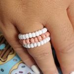 Seed Bead Flexible Ring Set Photo 1