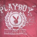 Playboy  x missguided varsity long sleeve crop Photo 1