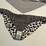 Raisin's Bikini Set striped Swimwear Reversible Black n White Dots Top & bottom Photo 5