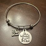 Brand new “she believed” bracelet Silver Photo 0