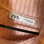 ZARA  Blush Pink Oversized Chunky‎ Turtleneck Sweater Medium Photo 3