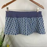 prAna  Blue Satki Print Swim Skirted Bikini Bottom S Photo 1
