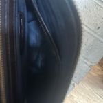 Christopher Kon Crossbody Bag Purse Leather Brown Chocolate Zipper Locks Hobo Photo 8