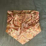 Rue 21 Pink yellow and orange floral scarf bandana top Photo 2