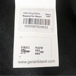 Gerard Darel NWT Gerard Darrel Black Cashmere Sweater with Gold Button Detail Size 4 Photo 8