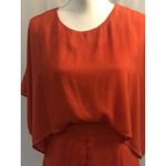 Jealous Tomato Romper~ Orange ~ Size Sm ~ Slit Back ~ Very Cute! Photo 2