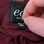 ECI  New York Burgundy Floral Pencil Skirt Size 8 Photo 3