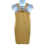 The Drop Valentina Beige Sweater Dress Side Slit Mini Womens Size‎ S Halter NWT Tan Photo 2