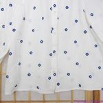 Madewell NEW‎  Embroidered Lightspun Wide-Neck Cuffed-Sleeve Top, XS Photo 8