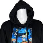 Nickelodeon Rugrats Shirt Womens Small Black Hoodie Sweatshirt Cartoons Geek Everyday Casual Photo 4