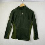 Browning Browing Dark Green Full Zip Long Sleeve High Neck Sweater Jacket Size Large Photo 2