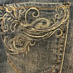 Cache Denim Metallic Embroidery Embellished Pockets Jean Pant Stretch $98 NWT Photo 9