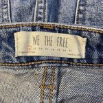 Free People  Zipper Front Denim Mini Skirt Womens‎ Size 24 Blue Festival Photo 1