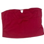 Free People burgundy tube top Photo 0