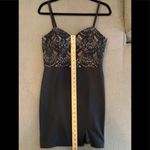 Jodi Kristopher  11 Black Cage-Back Lace Dress Photo 1
