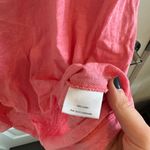 Eileen Fisher  100% Linen Pink Women’s Blouse Photo 3