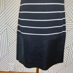 Anthropologie Bailey 44 Tanum Tunic Dress Striped Faux Leather Black Size Small Photo 3