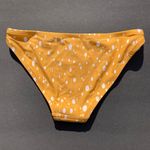 Kona Sol  Bikini Bottom Size XS Polka Dot Yellow White Target NWT Photo 1