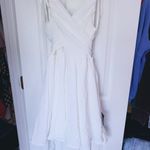 NWT Lulus Cute And Sweet White Tie Photo 3