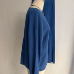 Oversized Lounge Knit Sweater+Pants Set NWOT Blue Photo 2