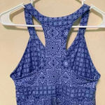 ZX outdoor lifestyle tank dress racerback athliesure purple knit v Photo 4