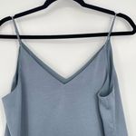 Cotton Express Express Womens Blue‎ Spaghetti Straps V-Neck Classic Camisole Top Size Medium Photo 6