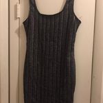 Iris Black And Silver Tank Dress NWT Size M Photo 0