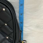 Badgley Mischka Black Diamond Quilted Studded Crossbody Purse Chain Strap Photo 1