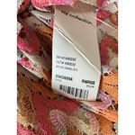 Ny Collection A-Line Dress Beige Pink Orange Gold Sparkles Short Sleeve Size Med Photo 8