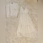 ALLSAINTS NEW  Leia Harley 2-in-1 Longline Sweater Vest Asymmetric Slipdress Set Photo 3