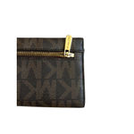 Michael Kors  Brown Logo Leather Clutch Wallet Photo 6