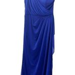 XScape  Blue One Shoulder Social Prom  Size 10 Dress Photo 0