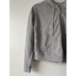 Old Navy Old‎ Navy Heathered Gray Waffle Knit Zip Up Hooded Sweatshirt Size XS Pockets Photo 2