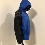 Columbia Blue Black Rain Windbreaker Zip Jacket Unisex Kids Youth 14-16 Women XS Photo 2