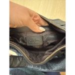 Cole Haan  Prudence Black Woven Leather Hobo Shoulder Bag Purse Wide Weave Photo 5