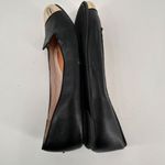 ALDO  Women’s  Leather Black and Metallic Gold‎ Flats Loafers Size 7.5 Photo 4