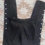Vintage Western Bareback Jeans Black Studded Size 25 Photo 3