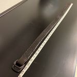 Calvin Klein  leather braided belt, dark brown, EUC Photo 3