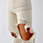 PacSun Off White Almost Tan Boyfriend Widely jeans Sz 24 Photo 2