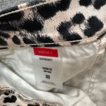 EXPRESS Shortie Mid Rise Shorts Leopard Size 00 Stretch Supersoft Cut Off Photo 4