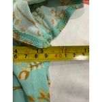 Saints + Secrets  Wrap Dress Women's Size S Short Sleeve Floral Print Mini Blue‎ Photo 6