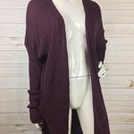 Abound  Open Front Long Cardigan With Side slit Photo 0